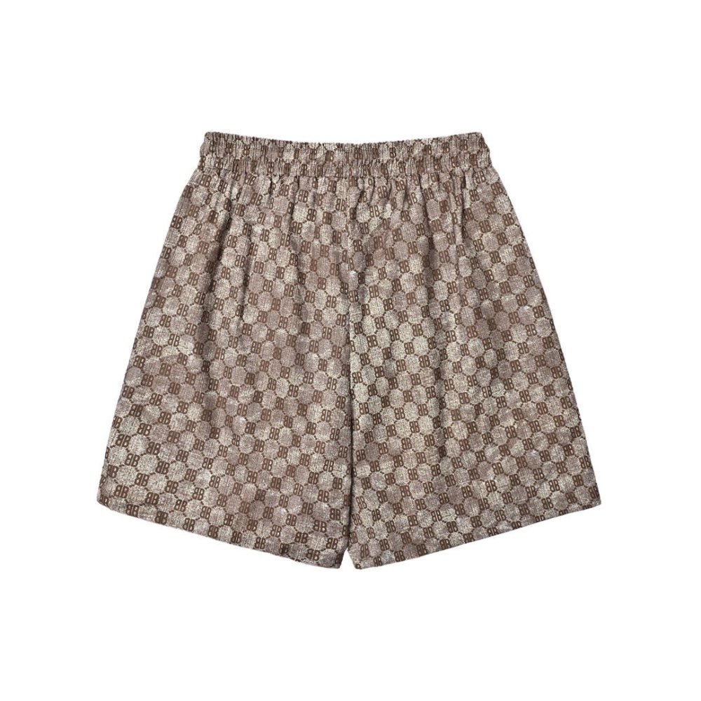 Balenciaga Lettering Beach Shorts