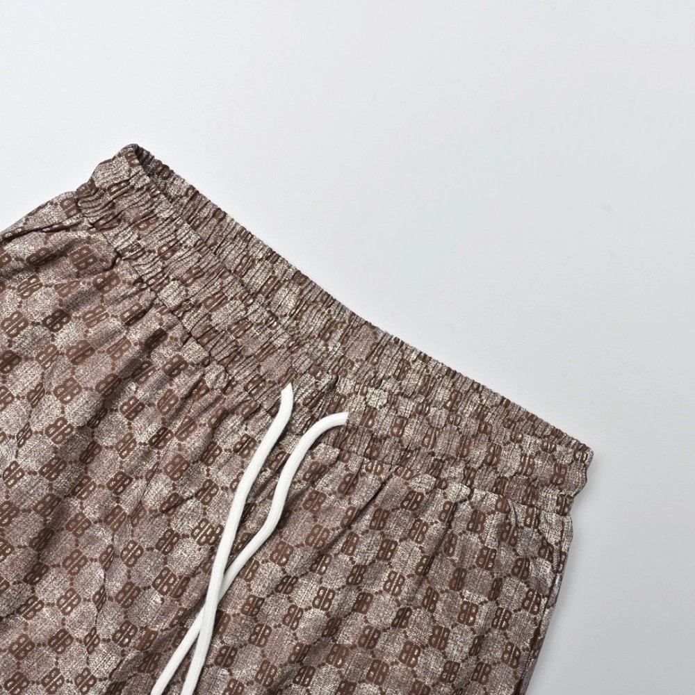 Balenciaga Lettering Beach Shorts