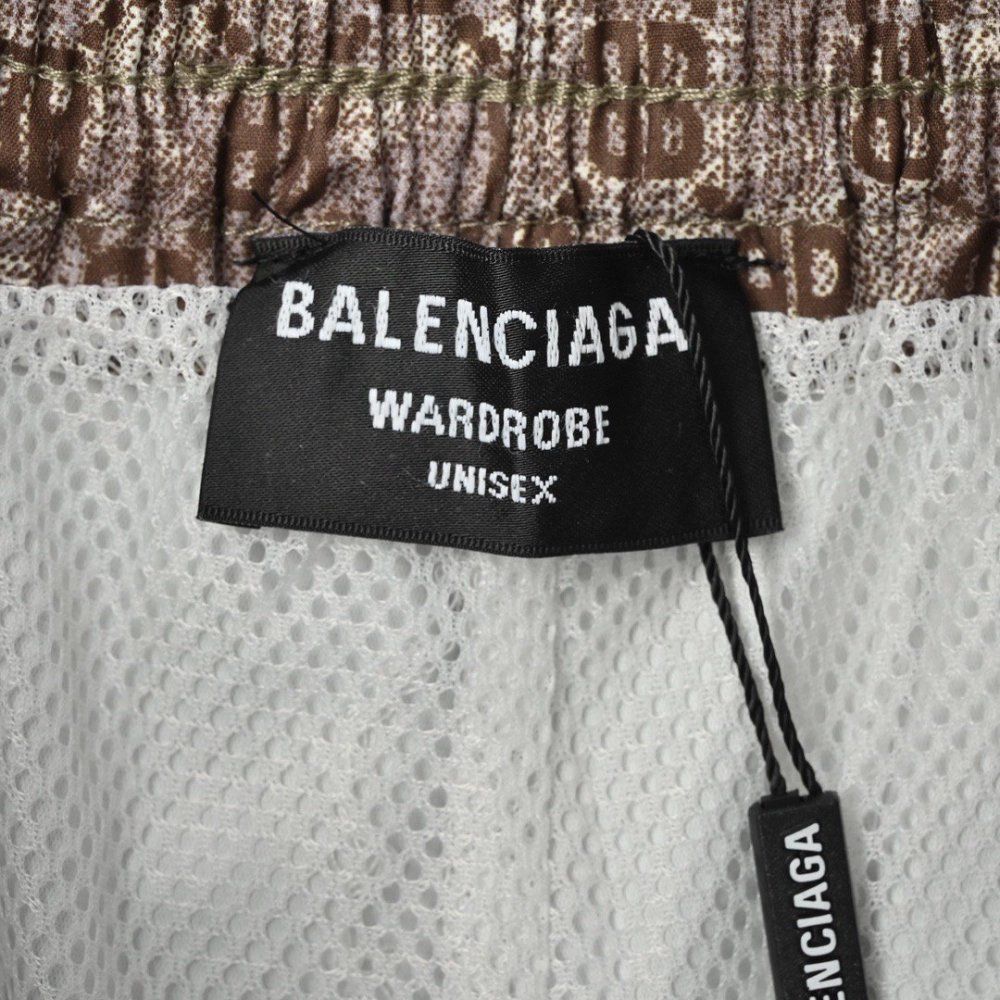 Balenciaga Lettering Beach Shorts