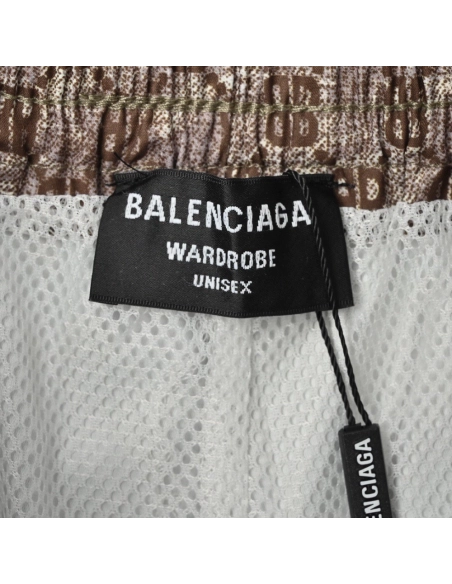 Balenciaga Lettering Beach Shorts