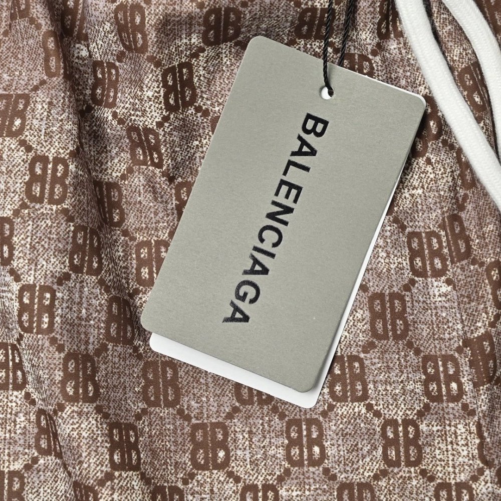 Balenciaga Lettering Beach Shorts