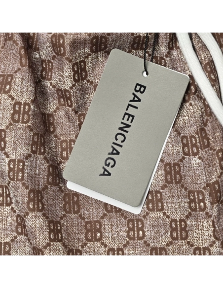 Balenciaga Lettering Beach Shorts