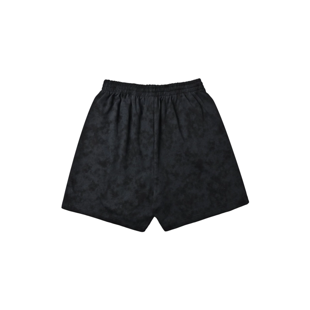 Balenciaga Red-Logo Embroidered Sports Shorts