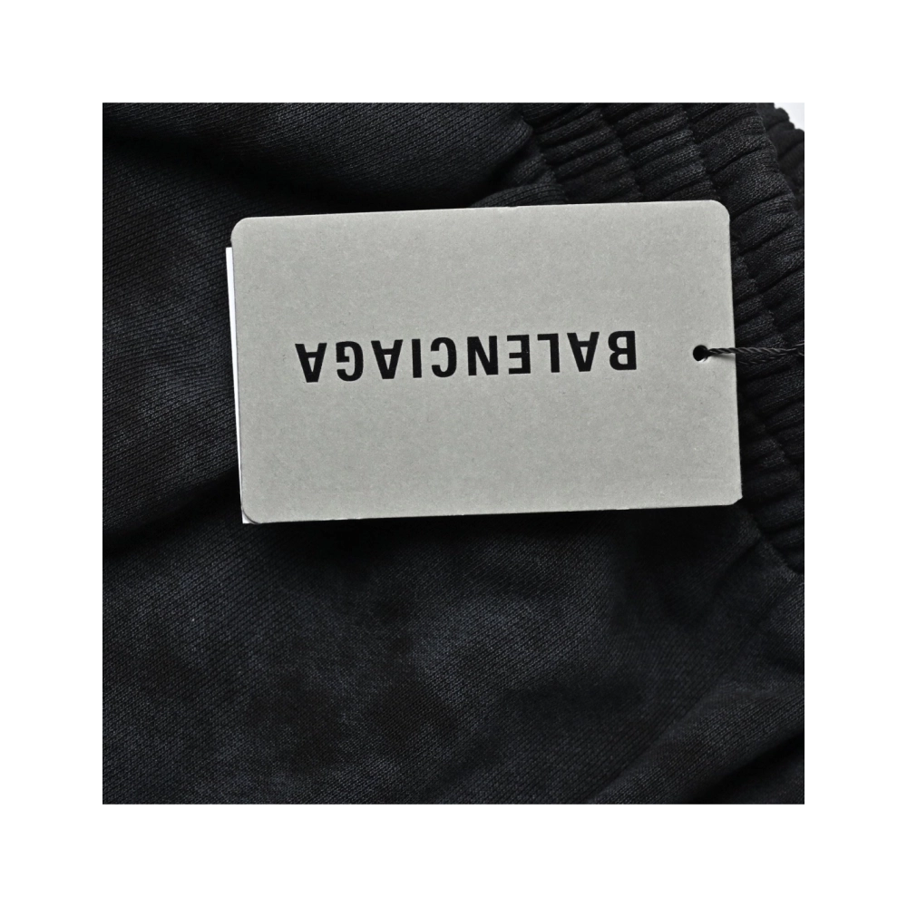Balenciaga Red-Logo Embroidered Sports Shorts