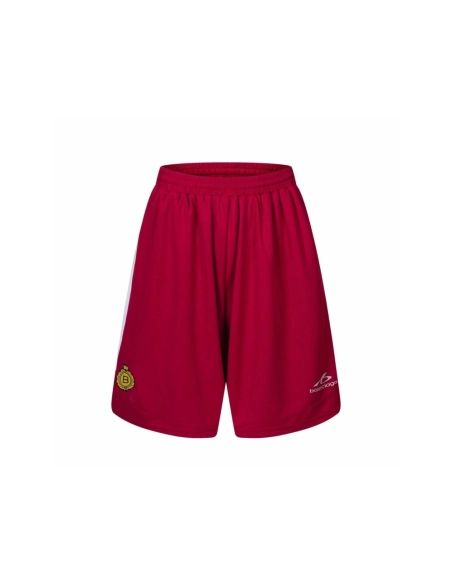 Balenciaga Burgundy-and-White Contrast Quick-Dry Soccer Shorts