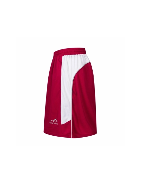 Balenciaga Burgundy-and-White Contrast Quick-Dry Soccer Shorts