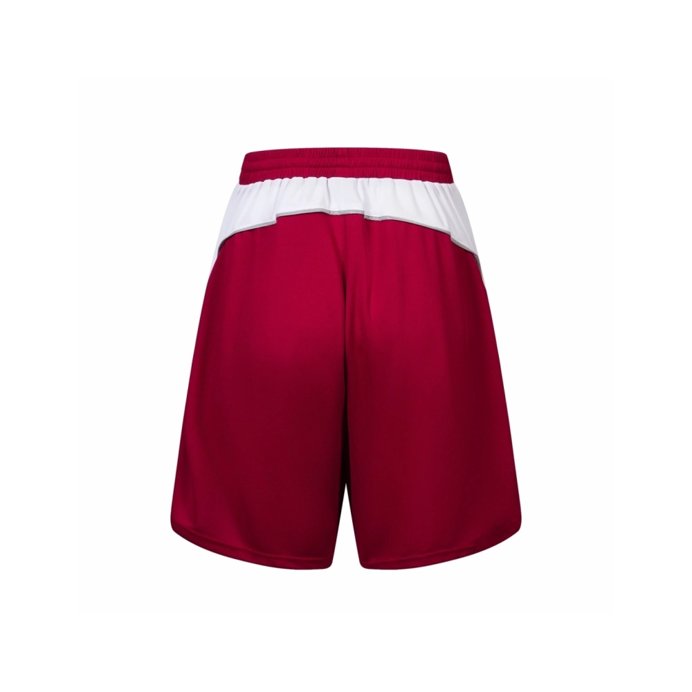 Balenciaga Burgundy-and-White Contrast Quick-Dry Soccer Shorts