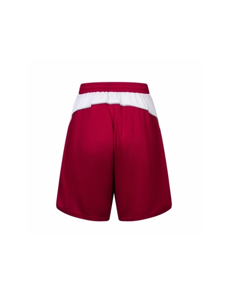 Balenciaga Burgundy-and-White Contrast Quick-Dry Soccer Shorts