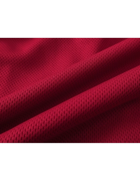 Balenciaga Burgundy-and-White Contrast Quick-Dry Soccer Shorts
