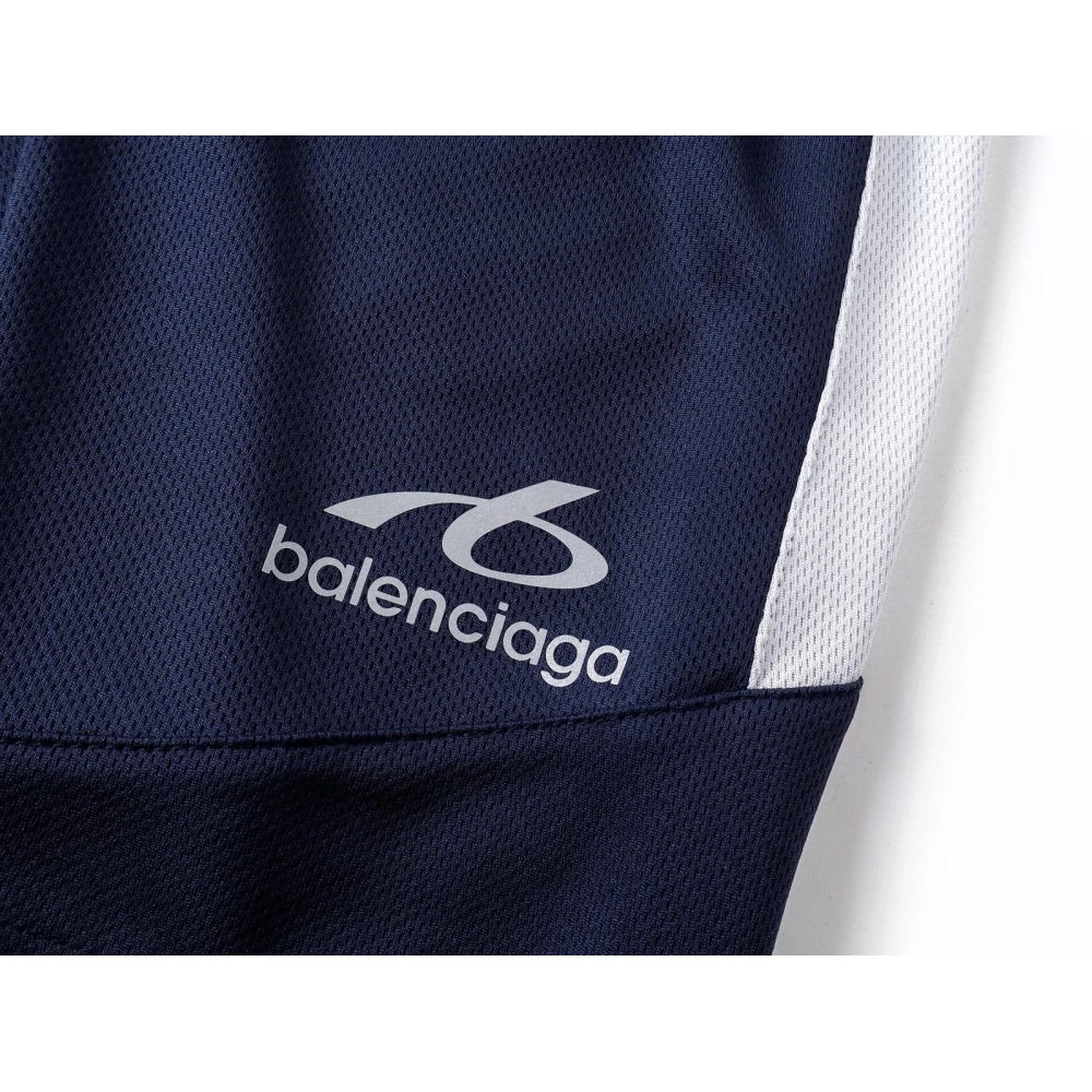 Balenciaga Navy Quick-Dry Soccer Shorts