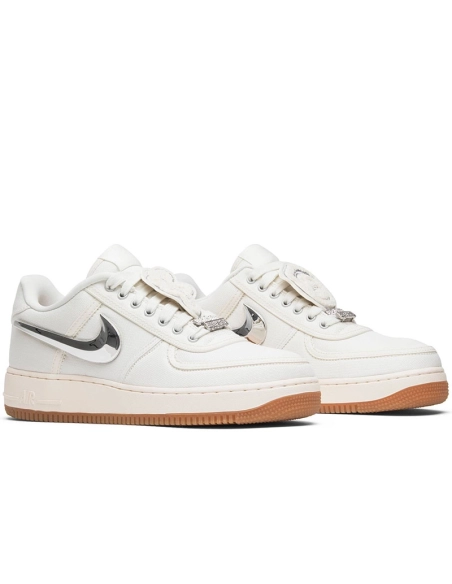 Travis Scott x Air Force 1 Sail,NIKE AIR FORCE,NIKE SHOES Reps