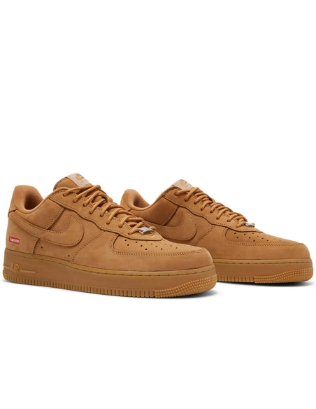 Supreme x Air Force 1 Low SP Wheat,NIKE AIR FORCE,NIKE SHOES Reps
