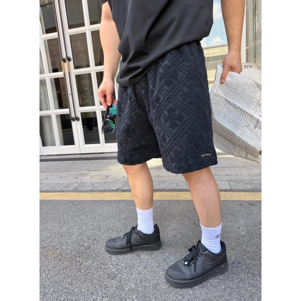 Chrome Hearts Towel Fabric Jacquard Shorts