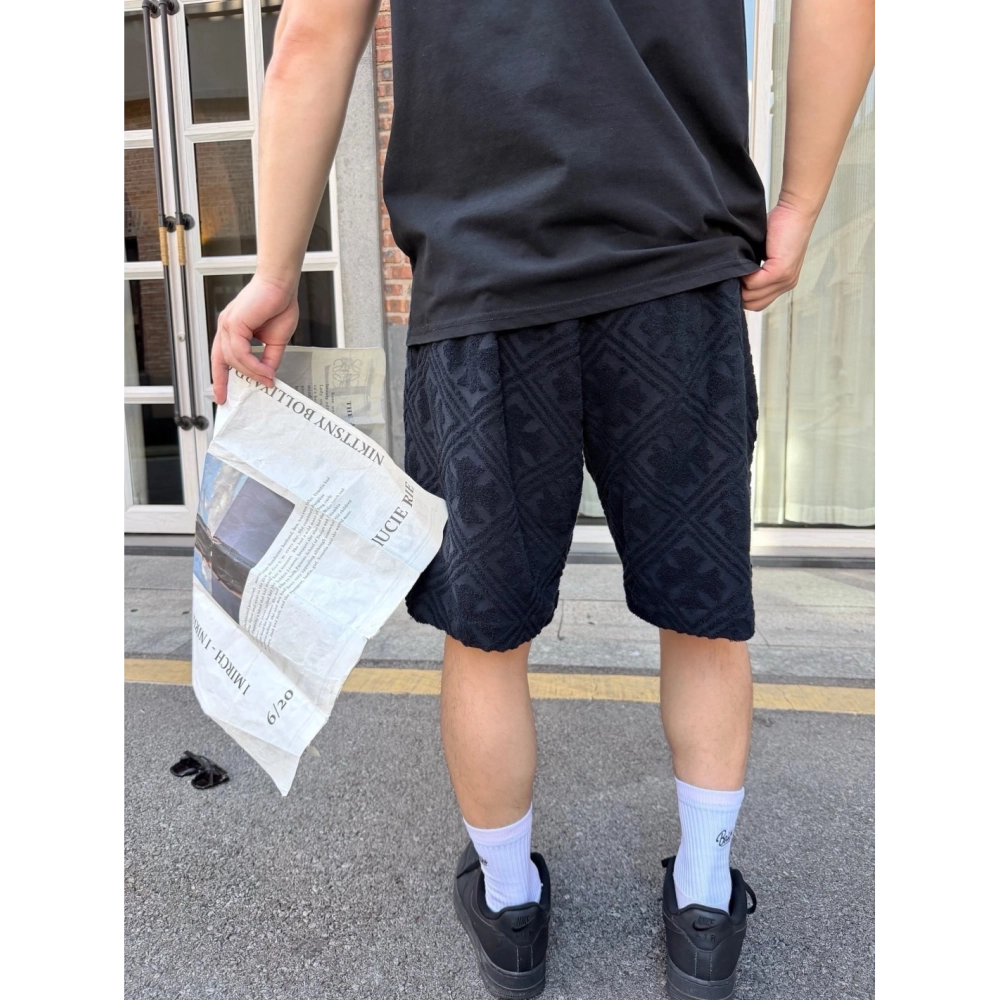 Chrome Hearts Towel Fabric Jacquard Shorts