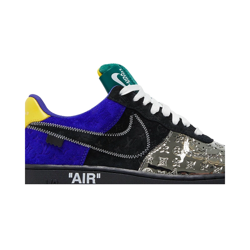 Louis Vuitton x Air Force 1 Low MultiColor Patchwork,NIKE AIR FORCE,NIKE SHOES Reps