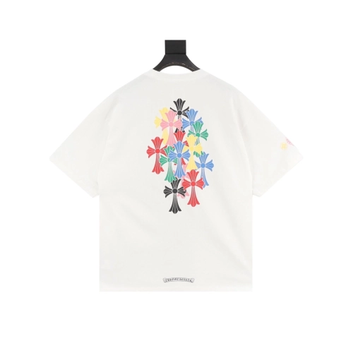 Chrome Hearts Colorful Cross Short Sleeve 063