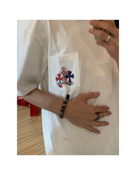Chrome Hearts Colorful Cross Short Sleeve 063