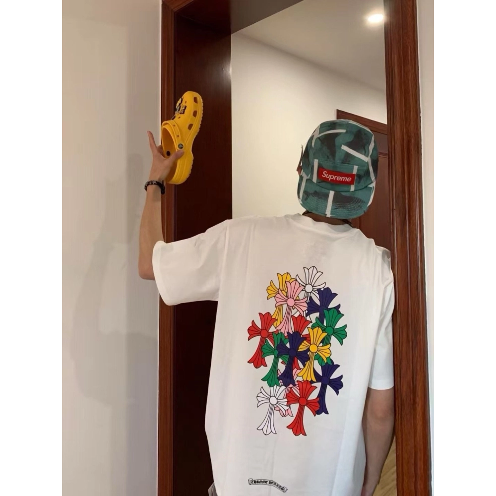 Chrome Hearts Colorful Cross Short Sleeve 063