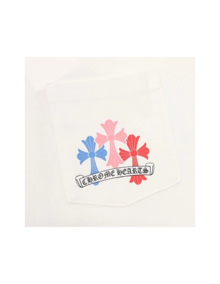 Chrome Hearts Colorful Cross Short Sleeve 063