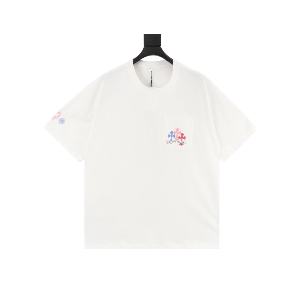 Chrome Hearts Colorful Cross Short Sleeve 063