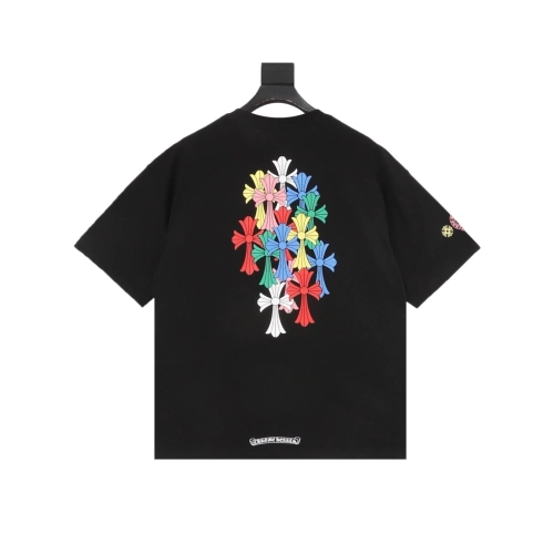 Chrome Hearts Colorful Cross Short Sleeve 064