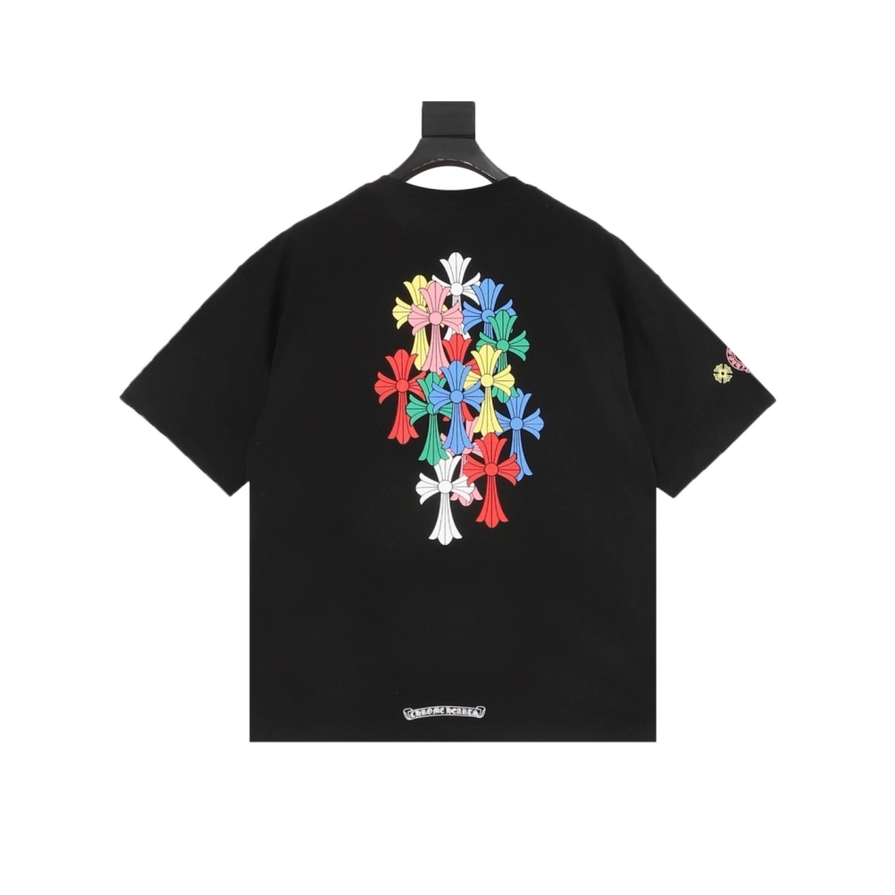 Chrome Hearts Colorful Cross Short Sleeve 064