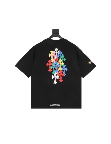Chrome Hearts Colorful Cross Short Sleeve 064