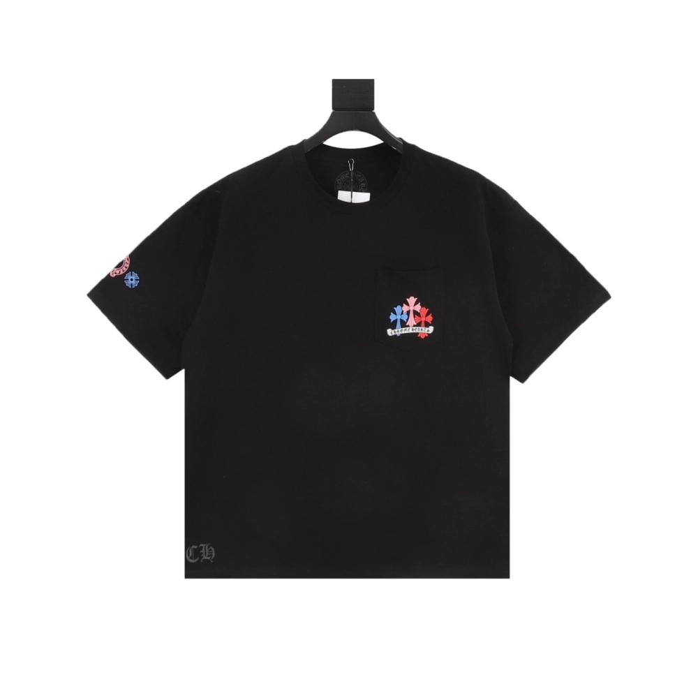 Chrome Hearts Colorful Cross Short Sleeve 064