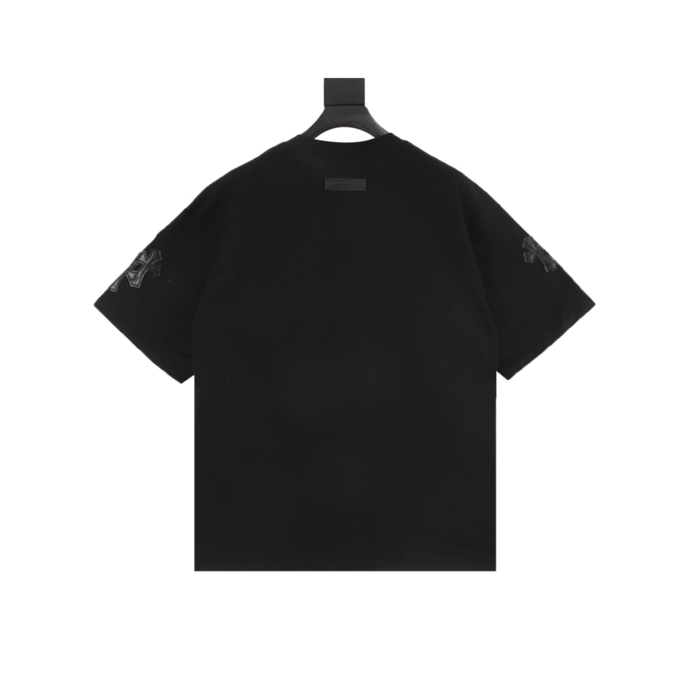 Chrome Hearts Leather Patch Cross Short Sleeve 065