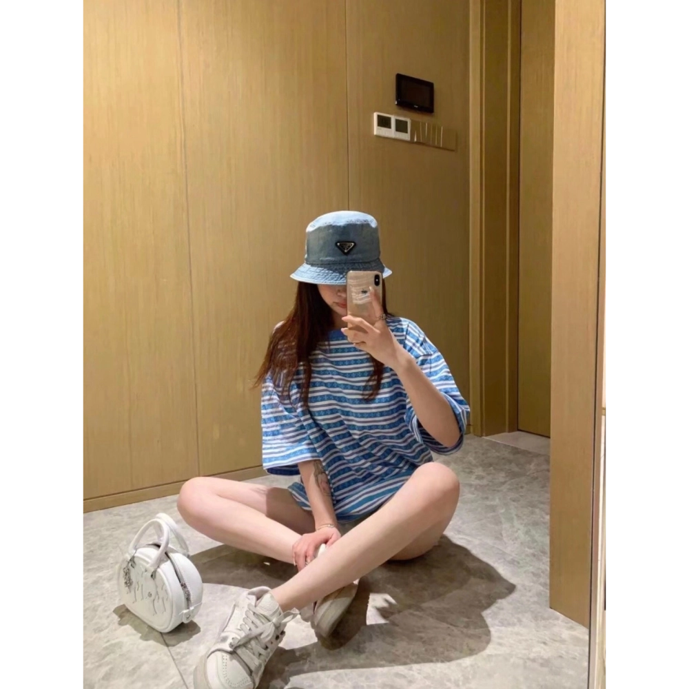 Chrome Hearts Cross Stripe Short Sleeve 066