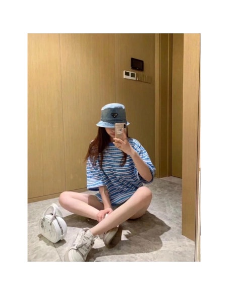 Chrome Hearts Cross Stripe Short Sleeve 066