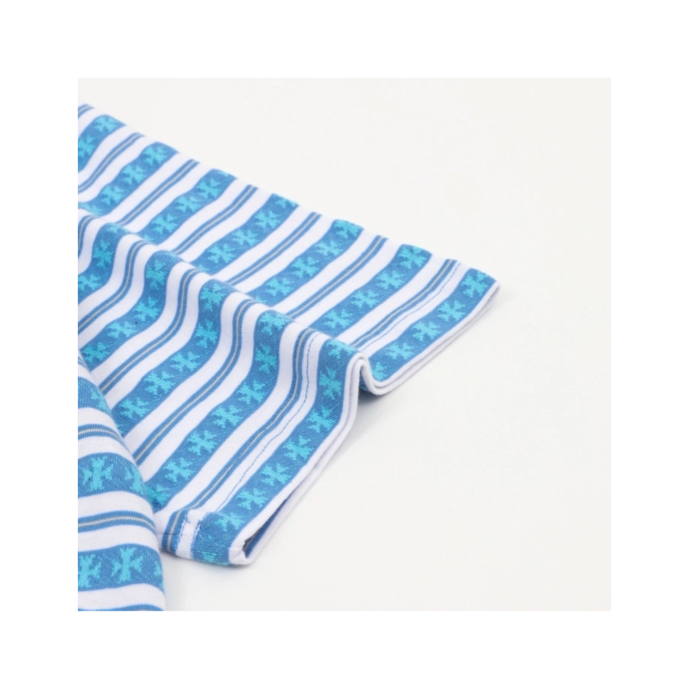 Chrome Hearts Cross Stripe Short Sleeve 066
