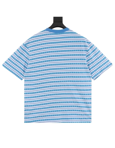Chrome Hearts Cross Stripe Short Sleeve 066