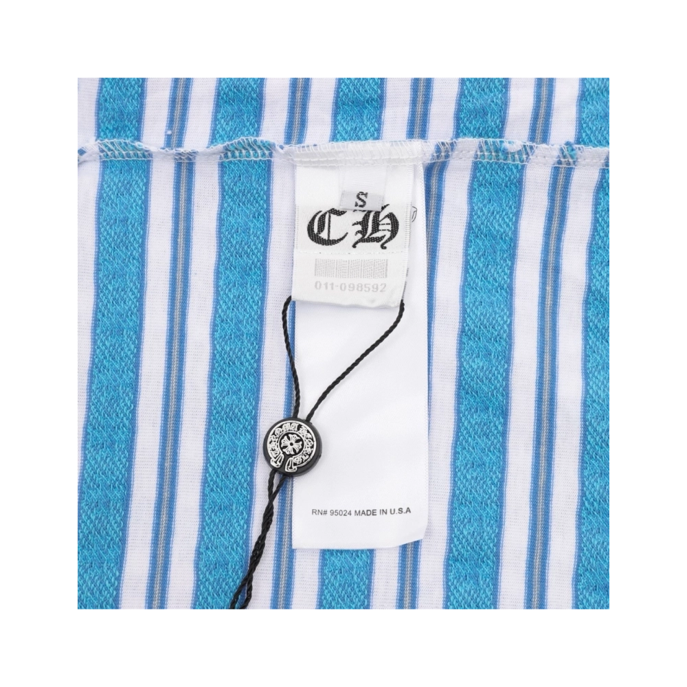 Chrome Hearts Cross Stripe Short Sleeve 066