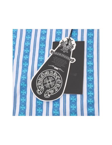 Chrome Hearts Cross Stripe Short Sleeve 066
