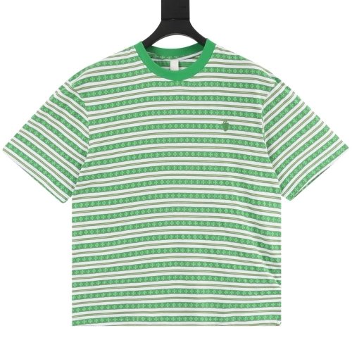 Chrome Hearts Cross Stripe Short Sleeve 067