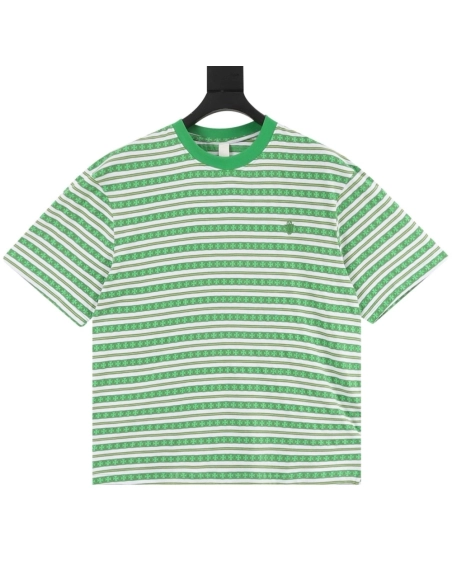 Chrome Hearts Cross Stripe Short Sleeve 067