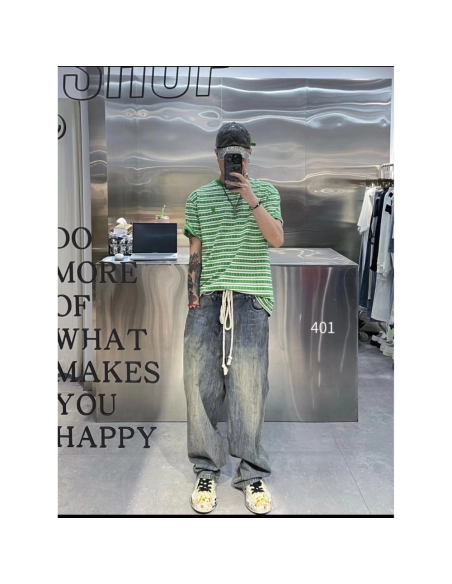 Chrome Hearts Cross Stripe Short Sleeve 067