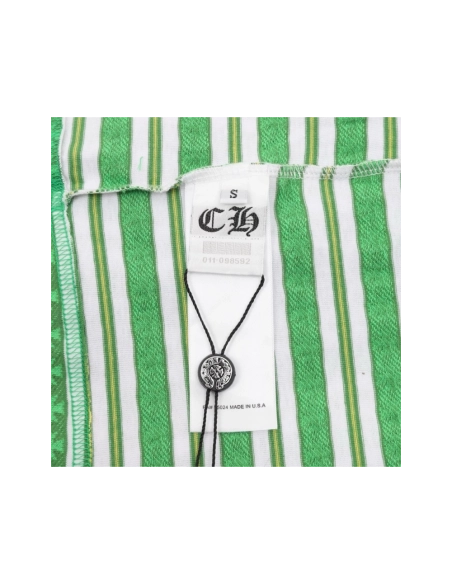 Chrome Hearts Cross Stripe Short Sleeve 067
