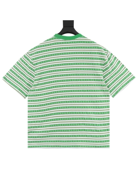 Chrome Hearts Cross Stripe Short Sleeve 067