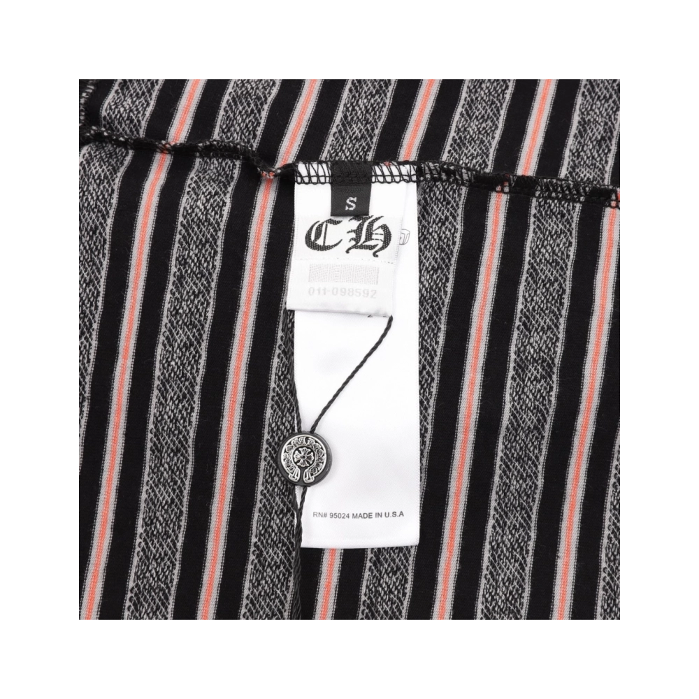 Chrome Hearts Cross Stripe Short Sleeve 068