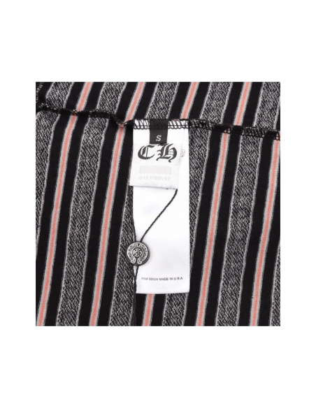 Chrome Hearts Cross Stripe Short Sleeve 068