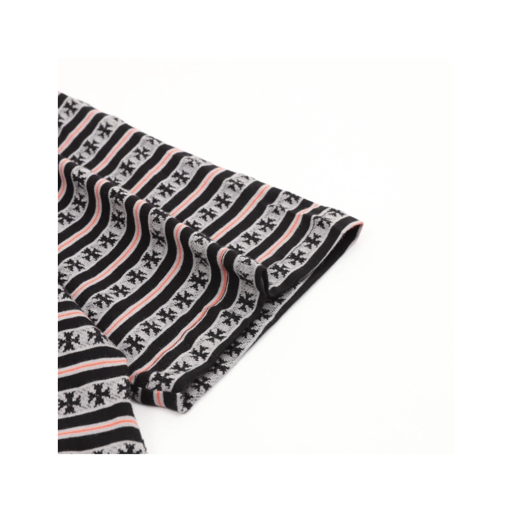 Chrome Hearts Cross Stripe Short Sleeve 068