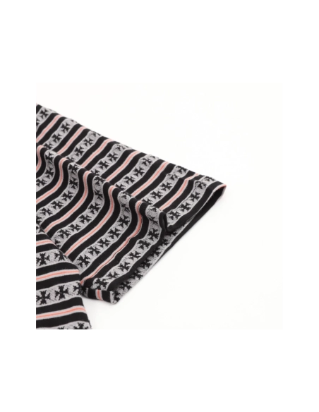 Chrome Hearts Cross Stripe Short Sleeve 068