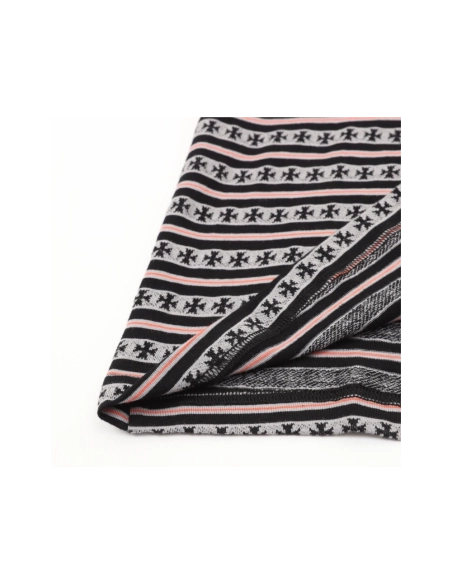 Chrome Hearts Cross Stripe Short Sleeve 068