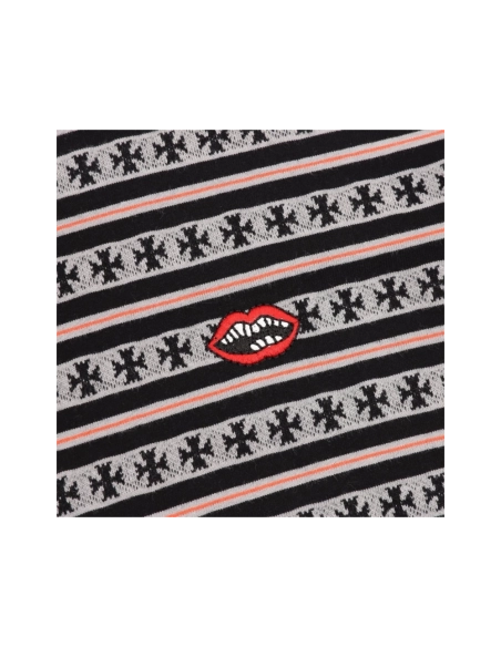 Chrome Hearts Cross Stripe Short Sleeve 068