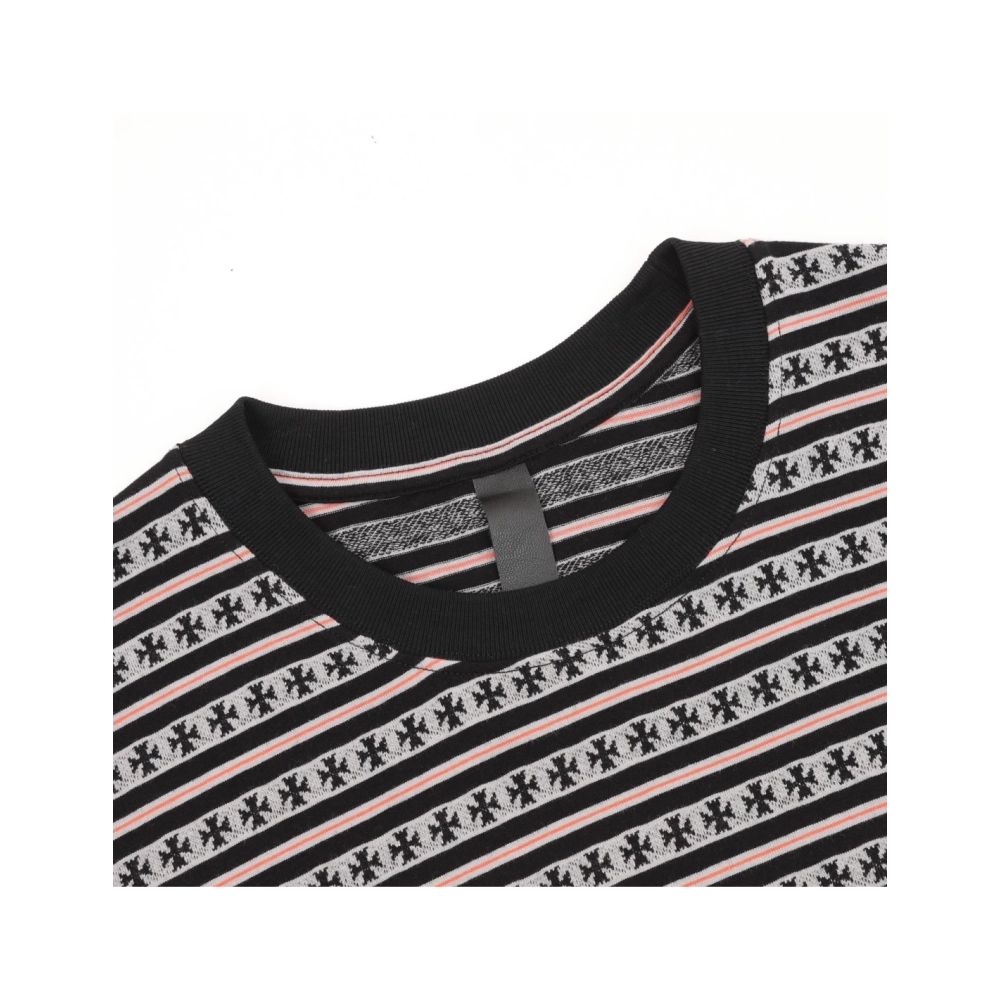 Chrome Hearts Cross Stripe Short Sleeve 068