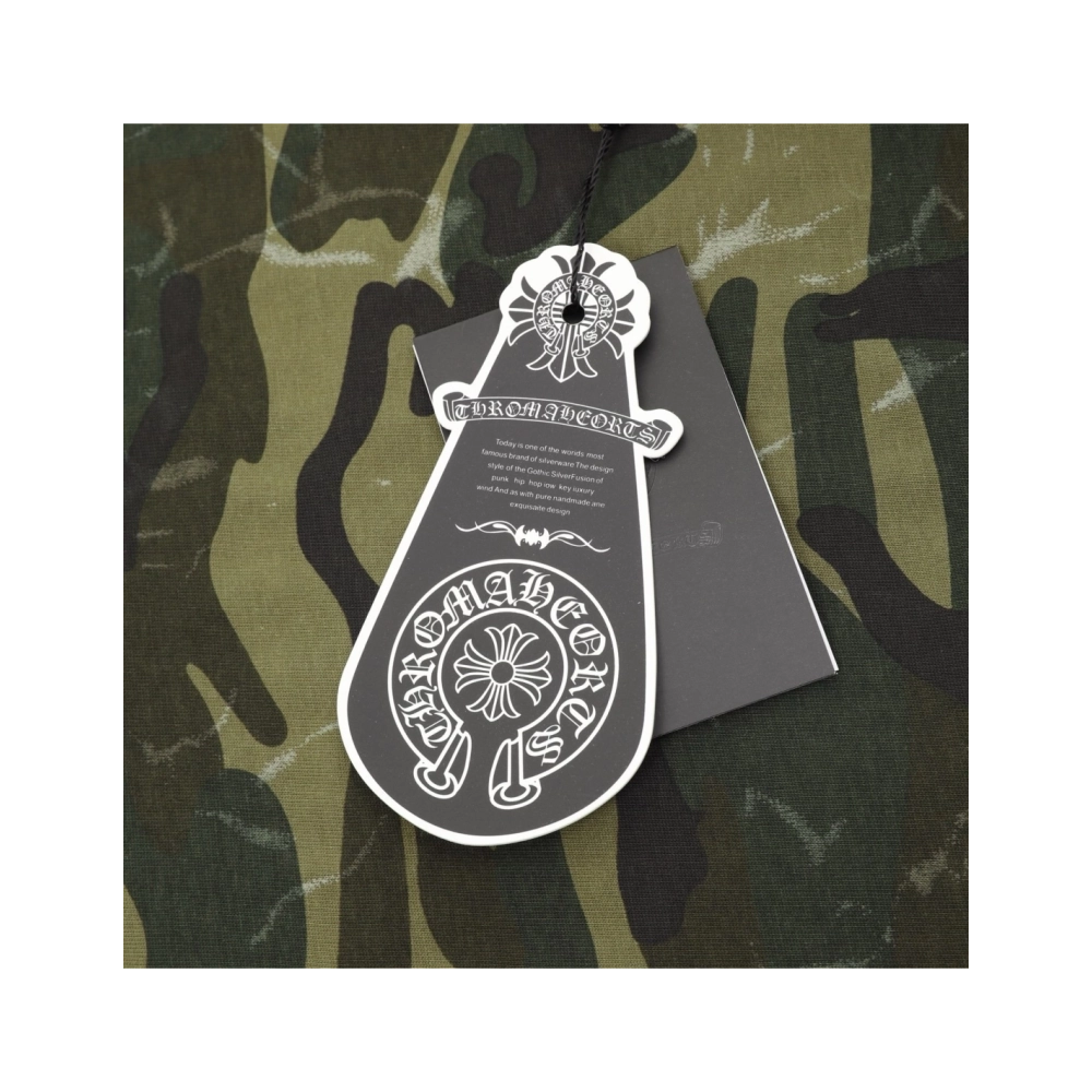 Chrome Hearts Camo Flag Print Short Sleeve 069