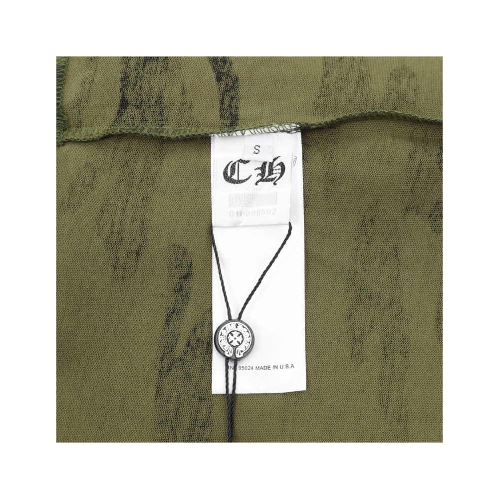 Chrome Hearts Camo Flag Print Short Sleeve 069