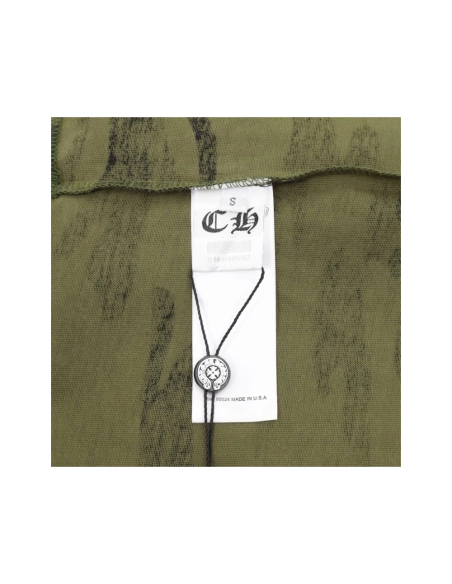 Chrome Hearts Camo Flag Print Short Sleeve 069